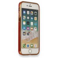 Newface iPhone 7 Kılıf Liva Silikon - Kırmızı