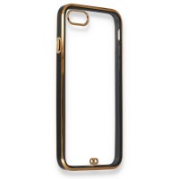 Newface iPhone 8 Kılıf Liva Silikon - Siyah