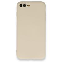 Newface iPhone 8 Plus Kılıf Nano içi Kadife Silikon - Kemik