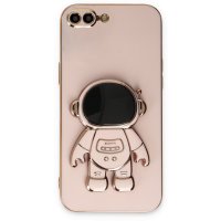 Newface iPhone 7 Plus Kılıf Aston Stand Silikon - Pembe