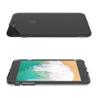 Newface iPhone 7 Plus Kılıf Deluxe 2mm Şeffaf Silikon