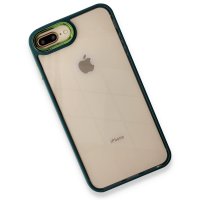 Newface iPhone 7 Plus Kılıf Dora Kapak - Haki Yeşil