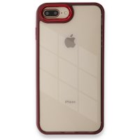 Newface iPhone 7 Plus Kılıf Dora Kapak - Kırmızı