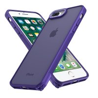 Newface iPhone 7 Plus Kılıf Elegant Kapak - Derin Mor
