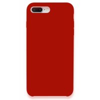 Newface iPhone 8 Plus Kılıf Lansman Legant Silikon - Kırmızı