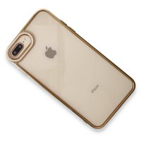 Newface iPhone 7 Plus Kılıf Liva Lens Silikon - Pudra
