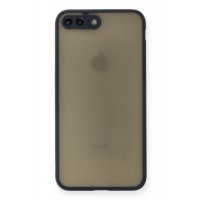Newface iPhone 7 Plus Kılıf Montreal Silikon Kapak - Lacivert