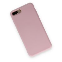 Newface iPhone 7 Plus Kılıf Nano içi Kadife Silikon - Pembe