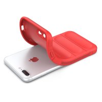 Newface iPhone 7 Plus Kılıf Optimum Silikon - Kırmızı
