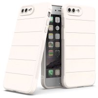 Newface iPhone 7 Plus Kılıf Optimum Silikon - Krem