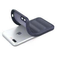 Newface iPhone 7 Plus Kılıf Optimum Silikon - Lacivert
