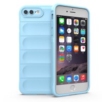 Newface iPhone 7 Plus Kılıf Optimum Silikon - Sky Blue