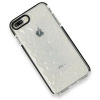 Newface iPhone 7 Plus Kılıf Salda Silikon - Siyah