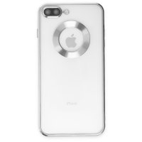 Newface iPhone 7 Plus Kılıf Slot Silikon - Gümüş