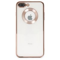 Newface iPhone 7 Plus Kılıf Slot Silikon - Rose Gold
