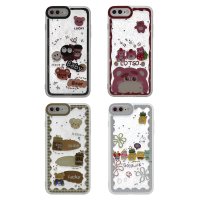 Newface iPhone 7 Plus Kılıf Sweet Desenli Silikon Kapak - Şeffaf