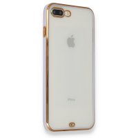 Newface iPhone 8 Plus Kılıf Liva Silikon - Lila