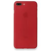 Newface iPhone 7 Plus Kılıf PP Ultra İnce Kapak - Kırmızı