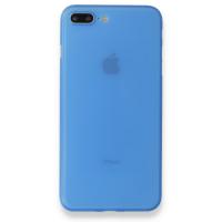 Newface iPhone 7 Plus Kılıf PP Ultra İnce Kapak - Mavi