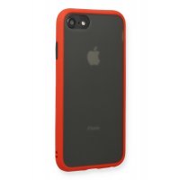 Newface iPhone 8 Kılıf Montreal Silikon Kapak - Kırmızı