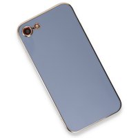 Newface iPhone 8 Kılıf Volet Silikon - Mavi