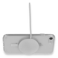 Newface iPhone SE 2020 Kılıf Magneticsafe Şeffaf Silikon - Şeffaf