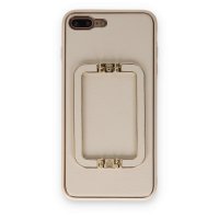 Newface iPhone 8 Plus Kılıf Coco Elit Kapak - Gold
