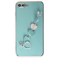 Newface iPhone 8 Plus Kılıf Esila Silikon - Su Yeşili