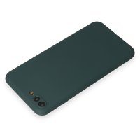Newface iPhone 8 Plus Kılıf First Silikon - Koyu Yeşil