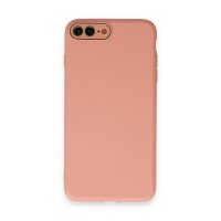 Newface iPhone 8 Plus Kılıf Lansman Glass Kapak - Pembe