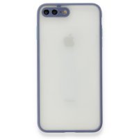 Newface iPhone 8 Plus Kılıf Montreal Silikon Kapak - Gri