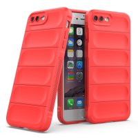 Newface iPhone 8 Plus Kılıf Optimum Silikon - Kırmızı