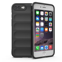 Newface iPhone 8 Plus Kılıf Optimum Silikon - Siyah