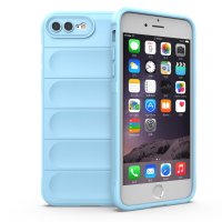 Newface iPhone 8 Plus Kılıf Optimum Silikon - Sky Blue