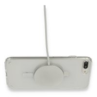 Newface iPhone 8 Plus Kılıf Magneticsafe Şeffaf Silikon - Şeffaf
