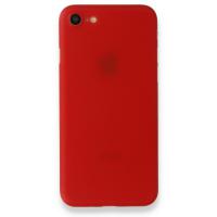 Newface iPhone 8 Kılıf PP Ultra İnce Kapak - Kırmızı