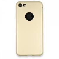 Newface iPhone 8 Kılıf First Silikon - Gold