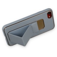 Newface iPhone SE 2020 Kılıf Coco Deri Standlı Kapak - Sky Blue