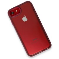 Newface iPhone SE 2020 Kılıf Dora Kapak - Kırmızı