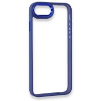 Newface iPhone SE 2020 Kılıf Dora Kapak - Mavi
