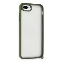 Newface iPhone SE 2020 Kılıf Elegant Kapak - Yeşil