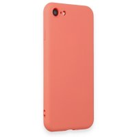 Newface iPhone SE 2020 Kılıf First Silikon - Turuncu