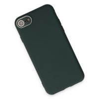 Newface iPhone SE 2020 Kılıf Lansman Glass Kapak - Koyu Yeşil