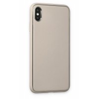 Newface iPhone X Kılıf Coco Deri Silikon Kapak - Beyaz