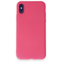 Newface iPhone X Kılıf First Silikon - Pembe