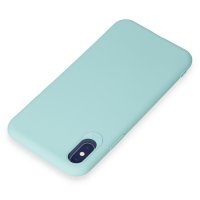Newface iPhone X Kılıf First Silikon - Turkuaz
