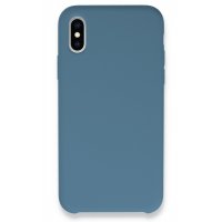 Newface iPhone X Kılıf Lansman Legant Silikon - Açık Mavi