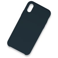 Newface iPhone XS Max Kılıf Lansman Legant Silikon - Gece Mavisi