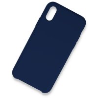 Newface iPhone XS Max Kılıf Lansman Legant Silikon - Lacivert