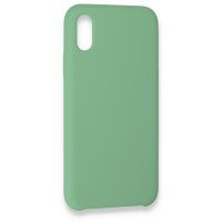 Newface iPhone XS Kılıf Lansman Legant Silikon - Yeşil